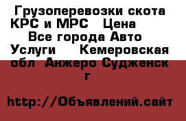 Грузоперевозки скота КРС и МРС › Цена ­ 45 - Все города Авто » Услуги   . Кемеровская обл.,Анжеро-Судженск г.